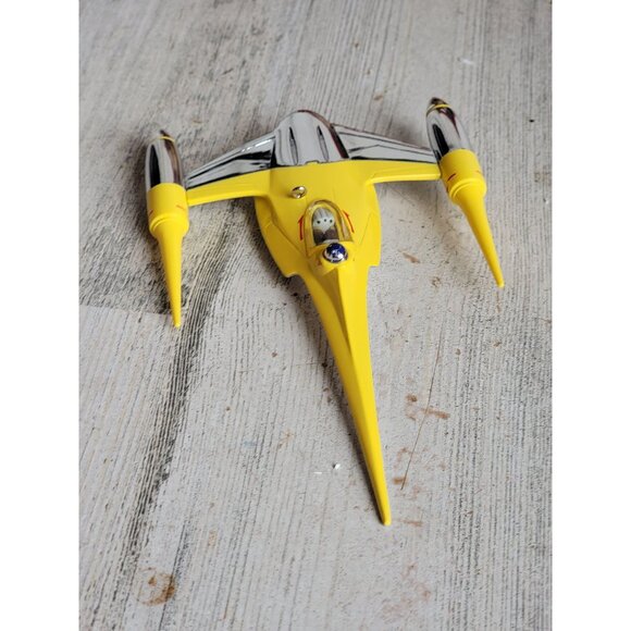 Hallmark Naboo Starfighter Star Wars spaceship ornament Xmas vintage - Picture 4 of 5